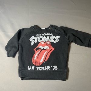 Rolling Stones sweatshirt for newborn